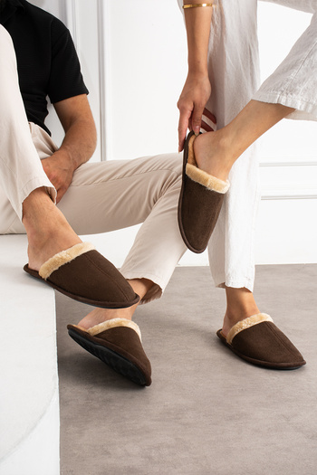 luz&pos Women's and Men's Furry House Slippers - Lightweight, Silent, Winter Dowry Slippers (Narrow Fit)