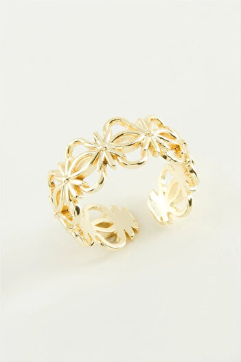Eco Lounge Flower Metal Ring