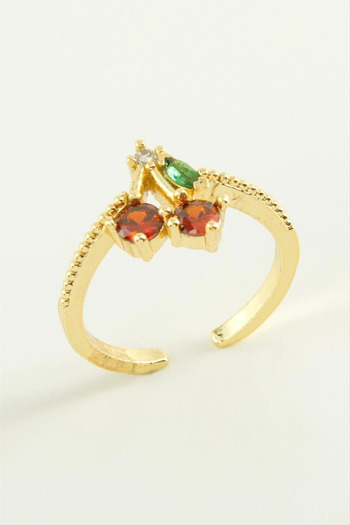 hayalimsah Cherry zircon stone ring