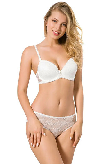 Le Jardin Lace Covered Unlined Bra Set Georcitte Lj6042