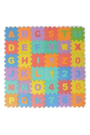 Generic Alphabet And Numbers Puzzle Mat