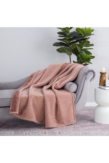 Bee Home Warm Home Fur Shawl | Chestnut