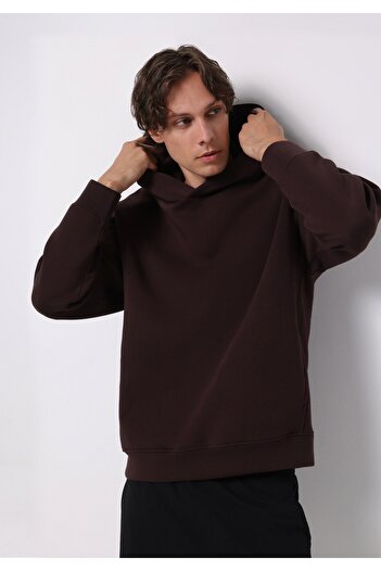 Colin's Oversize Fit Men's Purple Sweatshirt