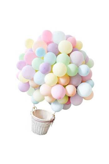 Toybox Party Balloons Colourful Balloons for Celebrations - 100pcs