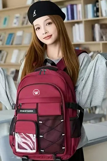 woys Quality School Bag with 2 Year Warranty - Waterproof, Multi-Compartment Middle School and High School Bag
