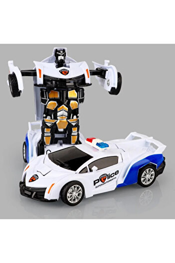 Choice10 Transformer car O Shape-shifting toy car inertial impact one-button shape-shifting boy puzzle collis