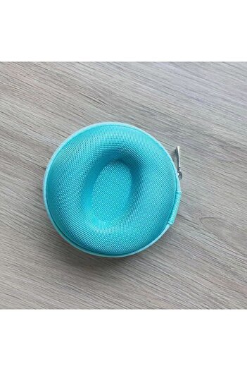 Choice aqua green 1pc Portable Zipper Travel Watch Case, Dust-proof Single Watch Storage Box for Wristwatch