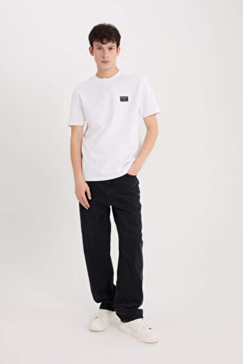 DeFacto Men's T-Shirt D5516Ax/Wt34