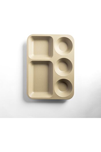 erorex 4 Pieces Divided Melamine Break resistant Rectangular Plates Divided Plate Multi Use Perfect Nuts