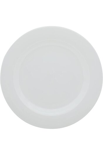 erorex Melamine Flat Plate, 23 Cm, White Lx010