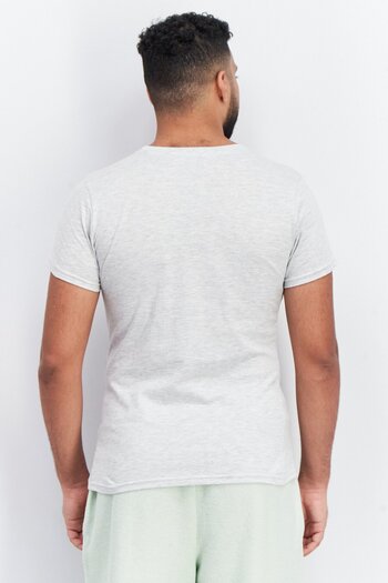 Oxbow Men Crew Neck Short Sleeves Graphic T-shirt, Grey