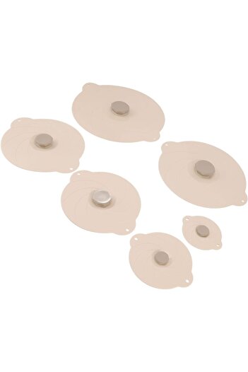 erorex Microwave Splatter Cover, Silicone Lids 6Pcs Silicone Pot Cover, Heat Resistant Food Can Lids,