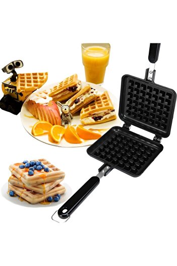erorex Waffle Maker, Waffle Baking Pan Bakeware, Stove Top Waffle Iron Plates, Die-Cast Aluminium Waffle