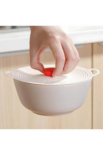 STOREMAX Polysight 3-Piece Vacuum Silicone Cover Set |   Flexible Leak-Proof Caps |   Microwave and Dishwasher