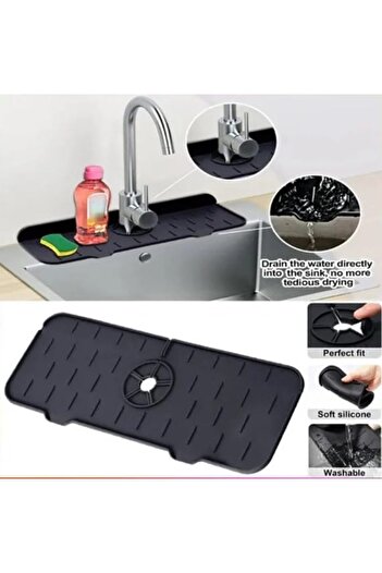 STOREMAX Sellbuyst Bathroom Sink Edge Silicone Mat Trendy 266450