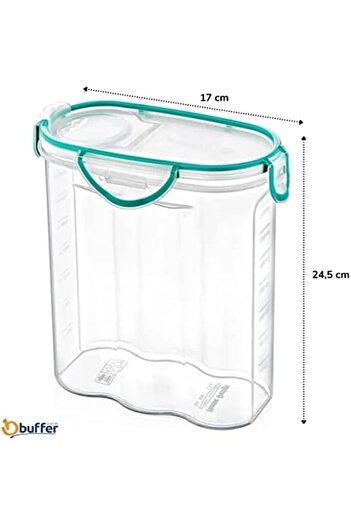 STOREMAX Snshop Sealed Lid Gasket Air and Water Liquid Proof 2.4 Liter Food Storage Container-Sa590 46743