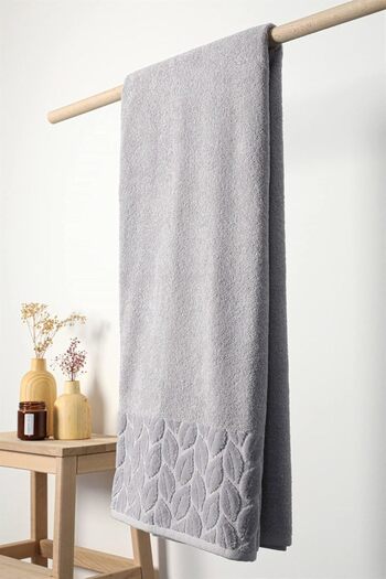 STOREMAX Snshop Hazal Cotton Bath Towel 610 Gr Gray 467437
