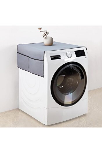 STOREMAX Snshop Design Washing Machine Protective Cover 4 Pockets Bathroom Organizer Waterproof