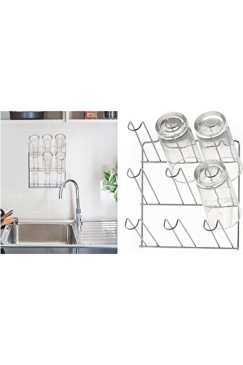 STOREMAX Sellbuyst Organizer Hanger and Drying Rack, Dish Rack Wall Mounted 19X12X24Cm Trendy 266450