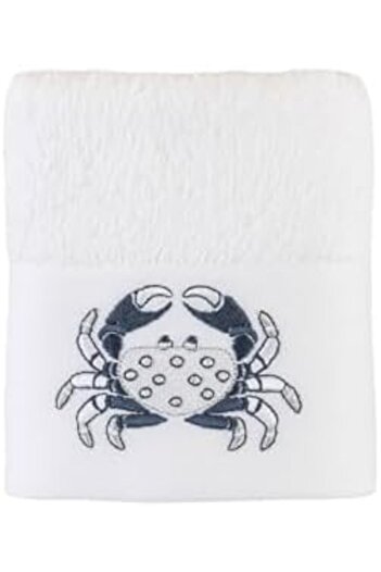 STOREMAX Snshop Aron Embroidered Hand Towel 30X50 Cm, White 467437