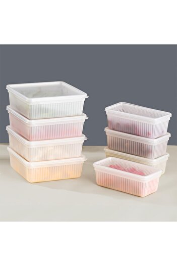 STOREMAX Snshop 2011 8-Piece Freezer Refrigerator Organizer Suitable for Deep Freezer Pulse Storage Container Set