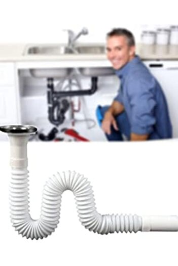 STOREMAX Bellows Sink Drain Sink Drainage 33X80 cm