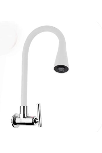 STOREMAX Goldwhirl Flexible Silicone Faucet Head – White Color Faucet Extension with Bendable and Movable Head
