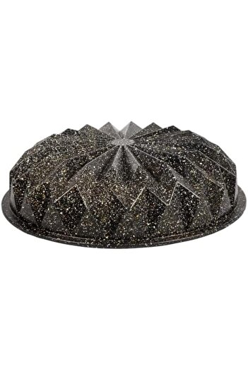 STOREMAX Polysight Thermo Cast Body Cake Mold 28cm, Sectioned and Cast, Black Granite Speckled Baking Dish,
