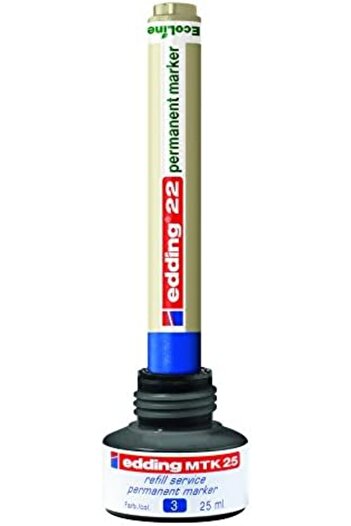 STOREMAX قلم تحديد دائم snShop 22 EcoLine، مجموعة من 4 قطع، ألوان متنوعة، طرف مقطوع، قابل لإعادة التعبئة
