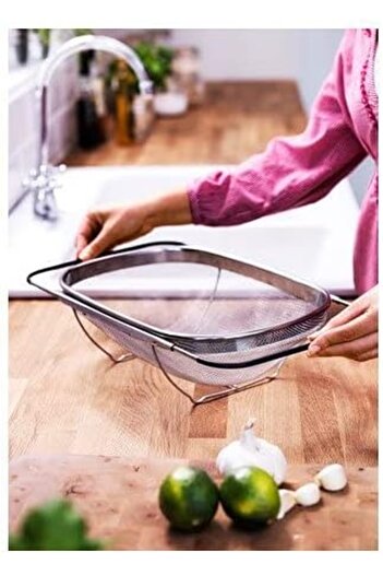 STOREMAX Polysight Idealisk – Colander, Stainless Steel, – 34 X 23 cm Trendzap 467437