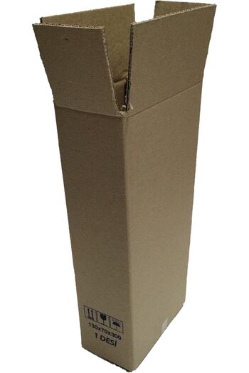 STOREMAX Polysight 1 Desi Double Groove Cardboard Box 13X7X30 cm 20 Pieces Trendzap 467437