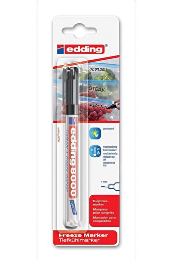 STOREMAX قلم خاص من snShop EDDING 8000 علامة التجميد العميق، 1 مم، أسود 467437