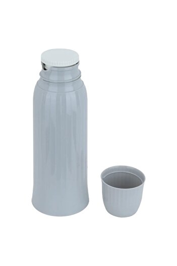 Helios thermos, 750 ml, glass inner container, plastic outer shell - gray