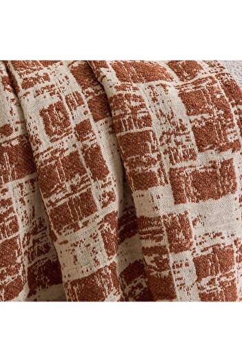 Generic Brice Jacquard Cotton Boucle Throw - 130x170 cm
