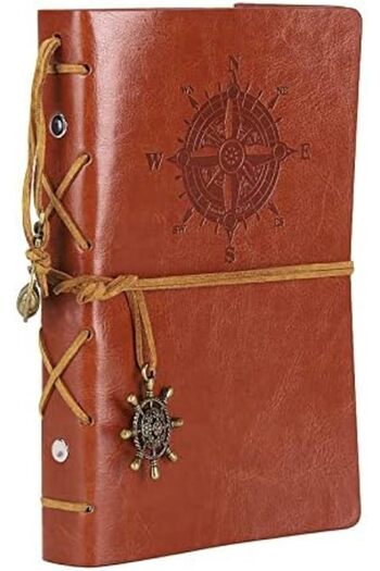 STOREMAX Snshop Retro Vintage Nautical Notebook Classic Pu Leather Cover Notepad Travel Diary Travel