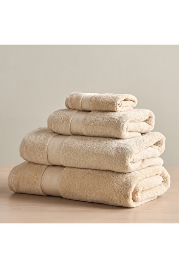 Generic Serene 4-Piece 650 GSM Microcotton Fingertip Towel Set - 33x33 cm