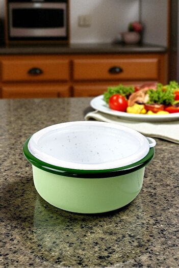 İnci Emaye No. 14 Enamel Storage Container