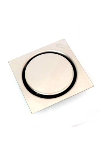 EBDAA HOME Round Fixing Drain with Check Valve 4-inch Size 15×15cm