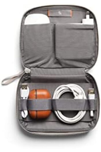 Bellroy Tech Kit Compact (charger, cables, mouse, powerbank, USB keys, dongles) - Saltbush