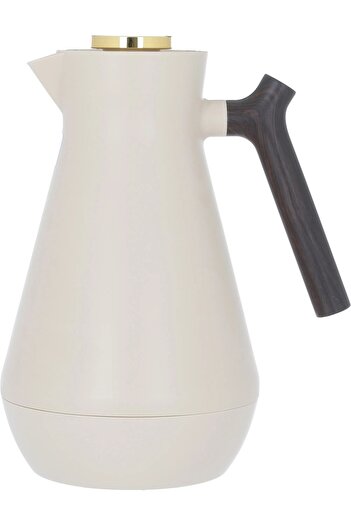 Everest Amada Thermos, 1.5 liters, thermal glass inner shell, plastic outer shell, beige