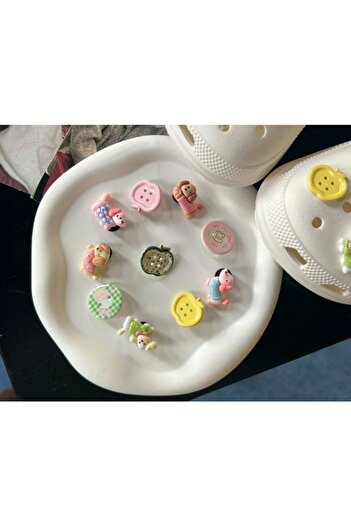 Choice 10pcs 10pcs Ins Cute Puppy Dog Shoe Decoration Diy Shoes Charms Used for Clogs Sandals Perfect for H