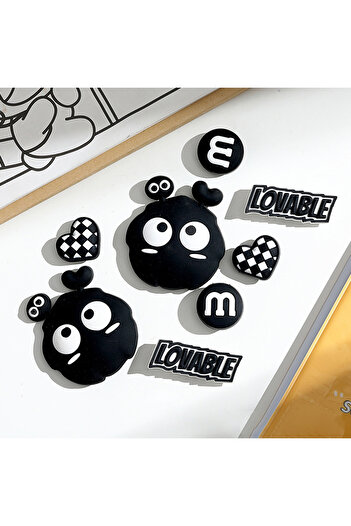 Choice Meiqiu Lucyever New Fashion Set Hole Shoe Accessorie Women Cute Bear Flowers DIY 3D Shoe Buckle Woma