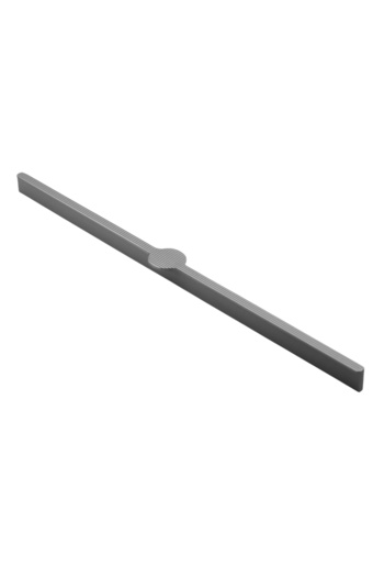 Badem10 Saral Striped Smoked Metal Handle 512 mm 51.2 cm Furniture Drawer Kitchen Cabinet Wardrobe Door Handles