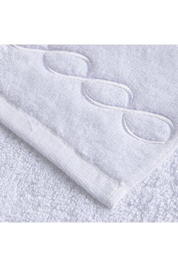 Generic Waves 4-Piece Fingertip Towel Set - 30x30 cm