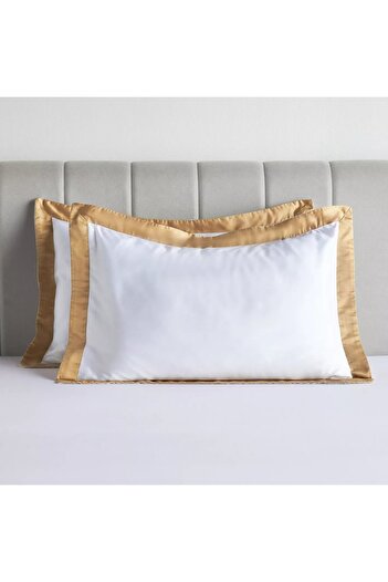 Generic Amalfi Tencel Sateen 300 Thread Count 2-Piece King Pillowcase Set - 50x90 cm