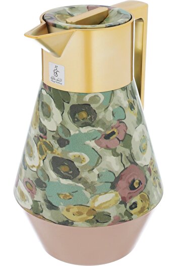 Everest Lydia ProThermos, rose gold, 1 liter, thermal glass inner shell, plastic outer shell - pink