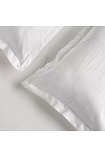 Generic Hampton Cotton Sateen 220 Thread Count 2-Piece Standard Pillowcase Set - 50x75 cm