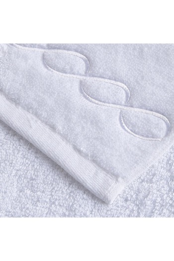 Generic Waves 4-Piece Fingertip Towel Set - 30x30 cm