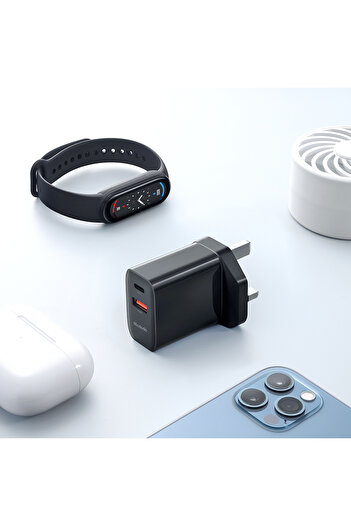 Mcdodo | 33W 1C+1A Fast Charger (UK)+ 60W C to C Cable 1.2m