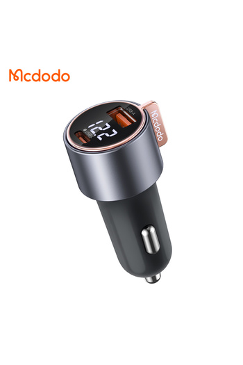 Mcdodo | 75W Digital Display 1C+1A PD Fast Car Charger